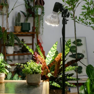 Sansi - BR30 40W Ρυθμιζόμενο φωτιστικό φυτών με τρίποδο και τηλεχειριστήριο